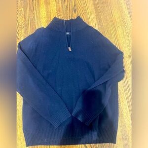 J. Crew Navy Blue Men’s half zip sweater